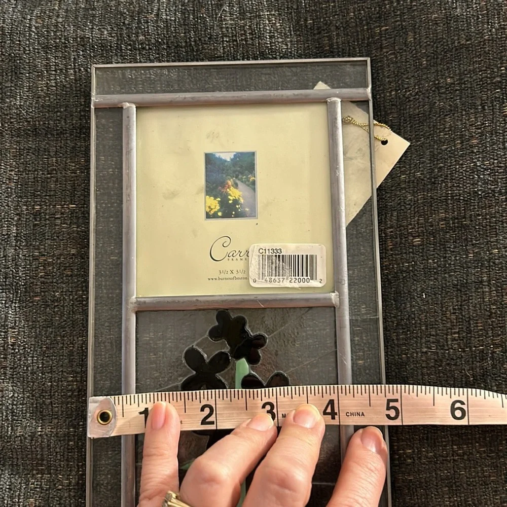 NWT Carr frames Renaissance Artisan Collection w/ Mosaic technique floral glass